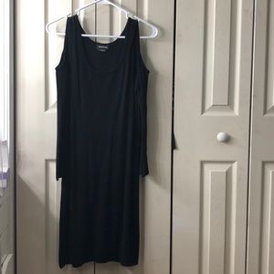 Black Bebe sweater dress